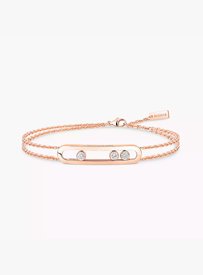 Pulsera Messika Oro rosa Diamante Messika Rose Gold Diamond