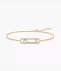 Pulsera Messika Oro amarillo Diamante Baby Move Pavé