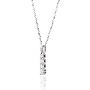 Colgante con 8 Diamantes