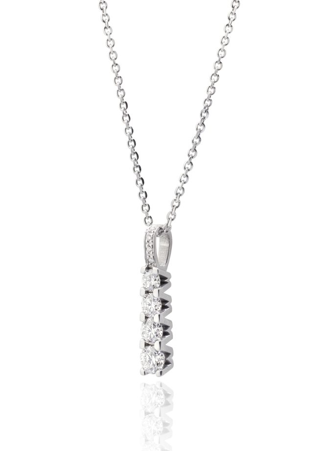 Colgante con 8 Diamantes