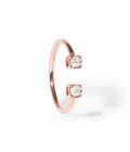 Anillo Dinh Van Le Cube Diamant Oro Rosa