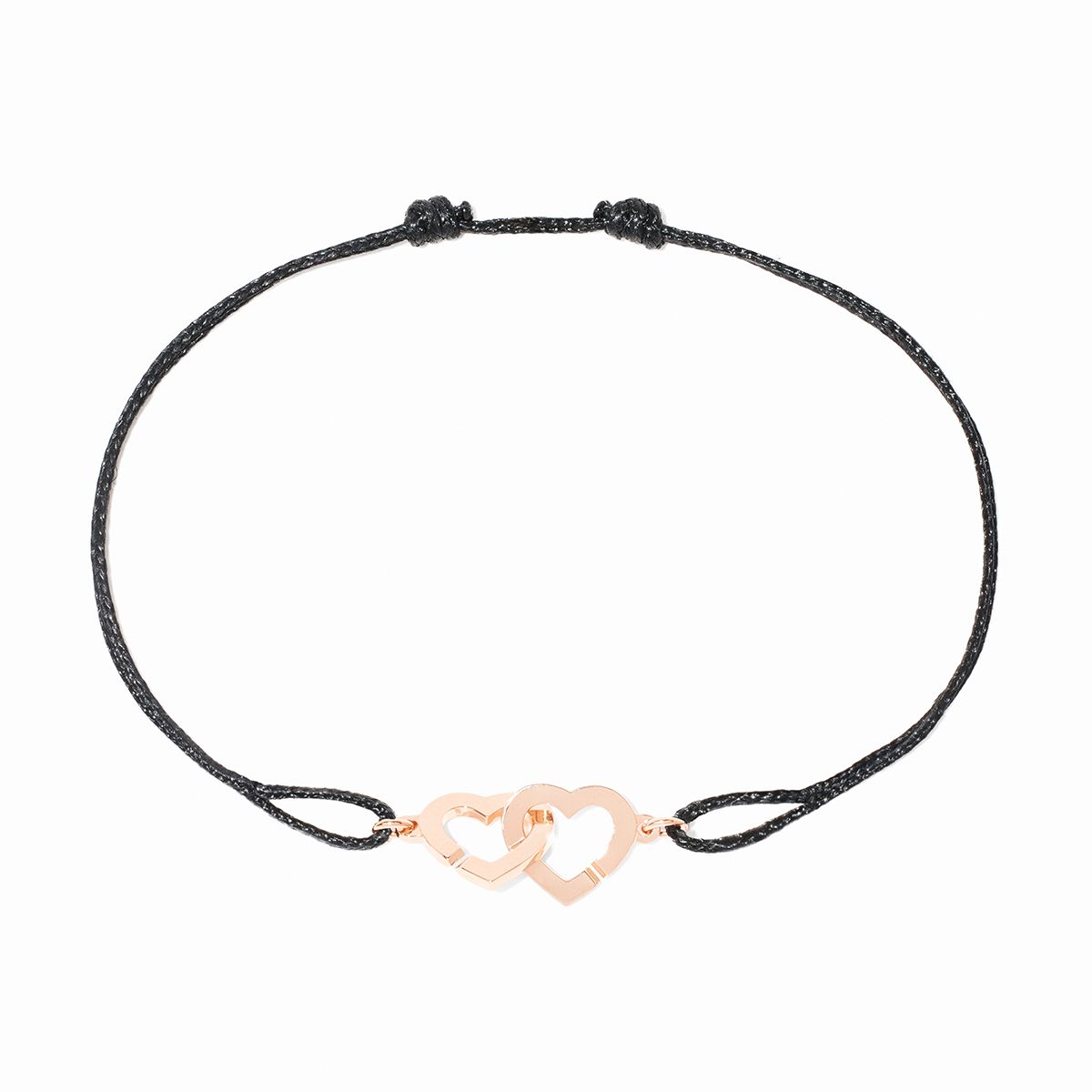 Dinh Van double heart cord bracelet Wesselton Jewelry and Diamonds