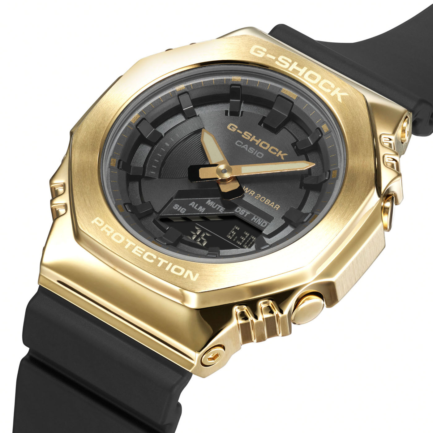 Reloj negro y dorado Casio para hombre G-Shock GST-B400