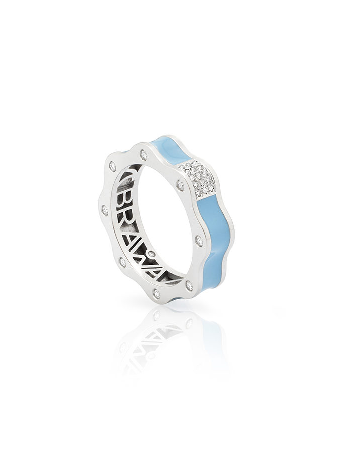 BAGUE WESSELTON - BRAWA - OR BLANC ET DIAMANTS-001