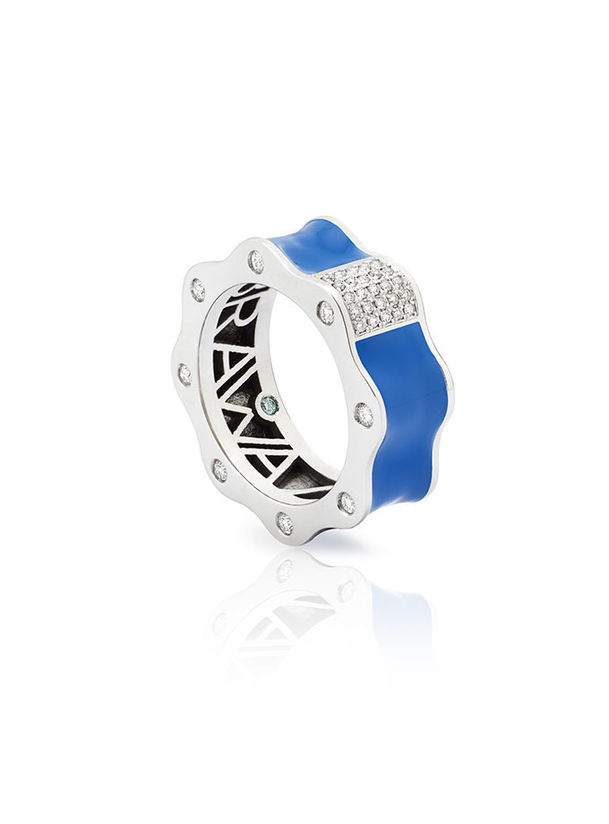 BAGUE WESSELTON - BRAWA - OR BLANC ET DIAMANTS-001