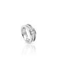 Anillo de diseño con diamantes WESSELTON en oro blanco