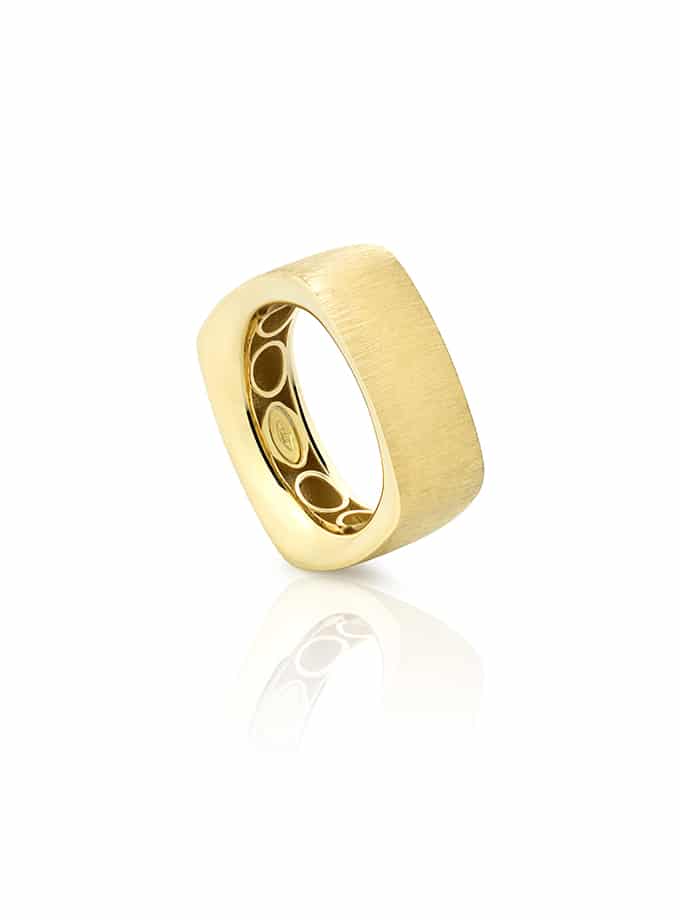 YELLOW GOLD WIDE TELEVISION RING-001