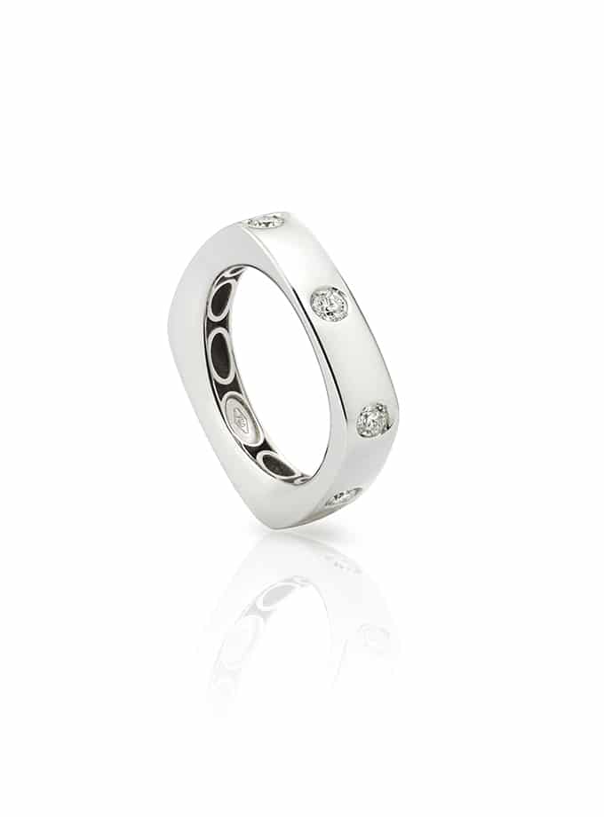 WHITE GOLD AND DIAMOND TELEVISION RING-001