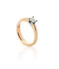 ATELIER DE WESSELTON ESSENCE COLLECTION RING IN WHITE AND ROSE GOLD WITH DIAMONDS-001
