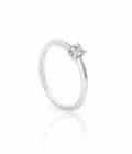 SOLITAIRE BAGUE WESSELTON W COLLECTION OR BLANC ET DIAMANT-001