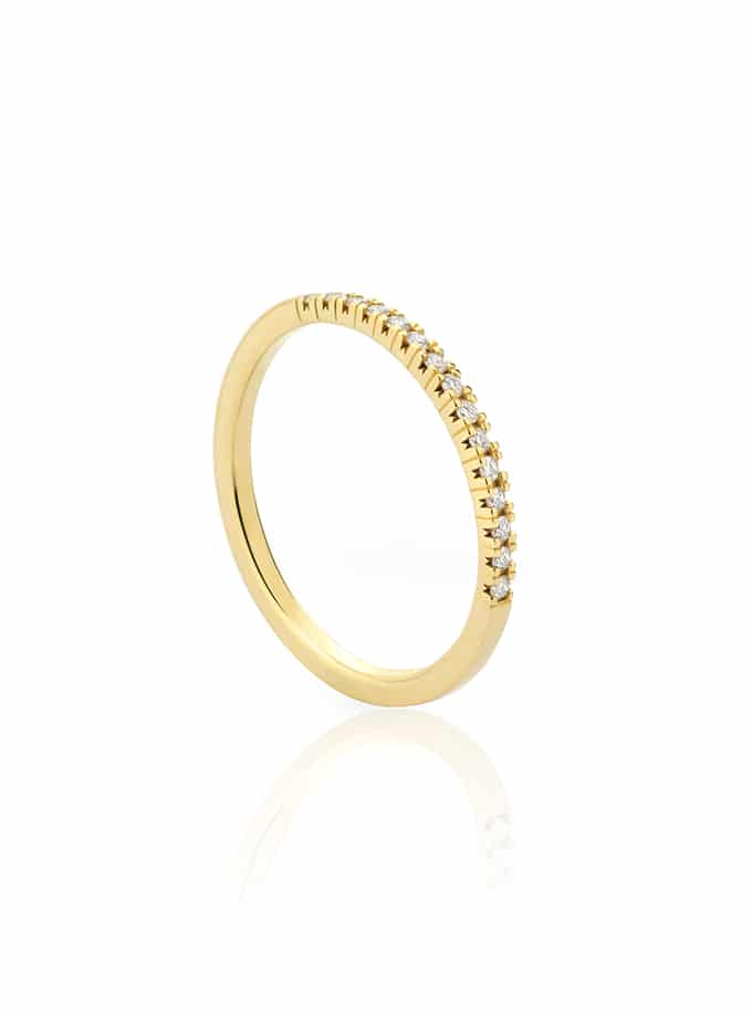 ATELIER DE WESSELTON ESSENCE COLLECTION YELLOW GOLD WITH DIAMONDS RING-001