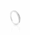 DEMI-ALLIANCE WESSELTON - OR BLANC ET DIAMANTS-001