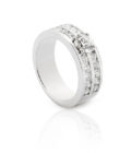 ANELL DOUBLE W-LINES OR BLANC I DIAMANTS-001