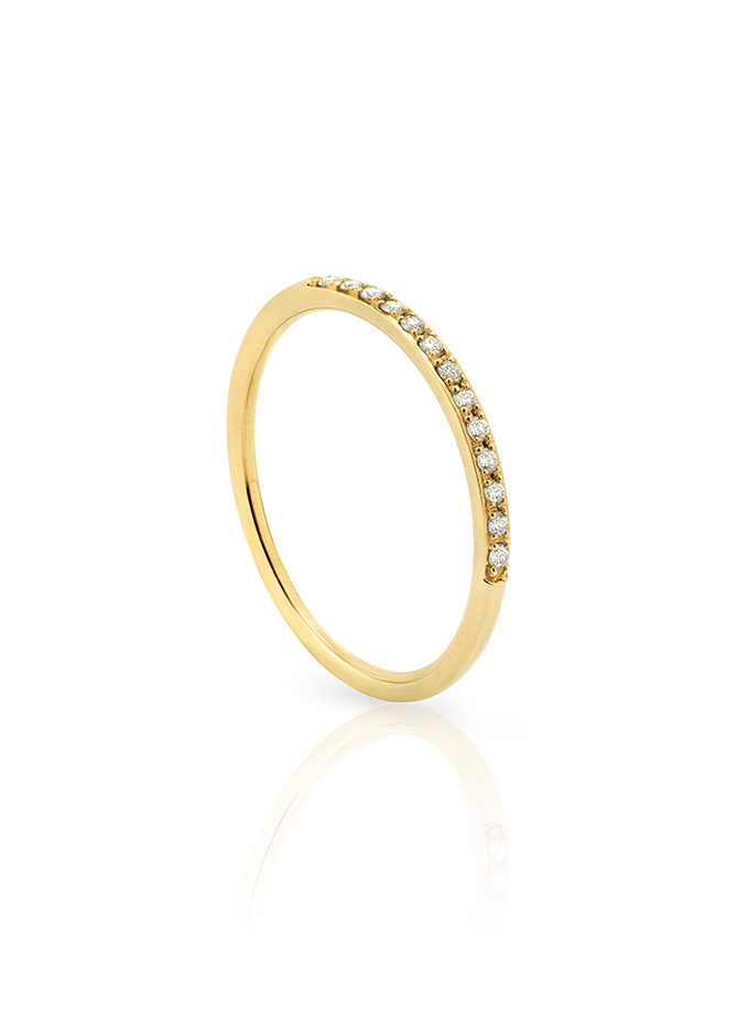 ANILLO - WESSELTON SELECTION ORO AMARILLO DIAMANTES