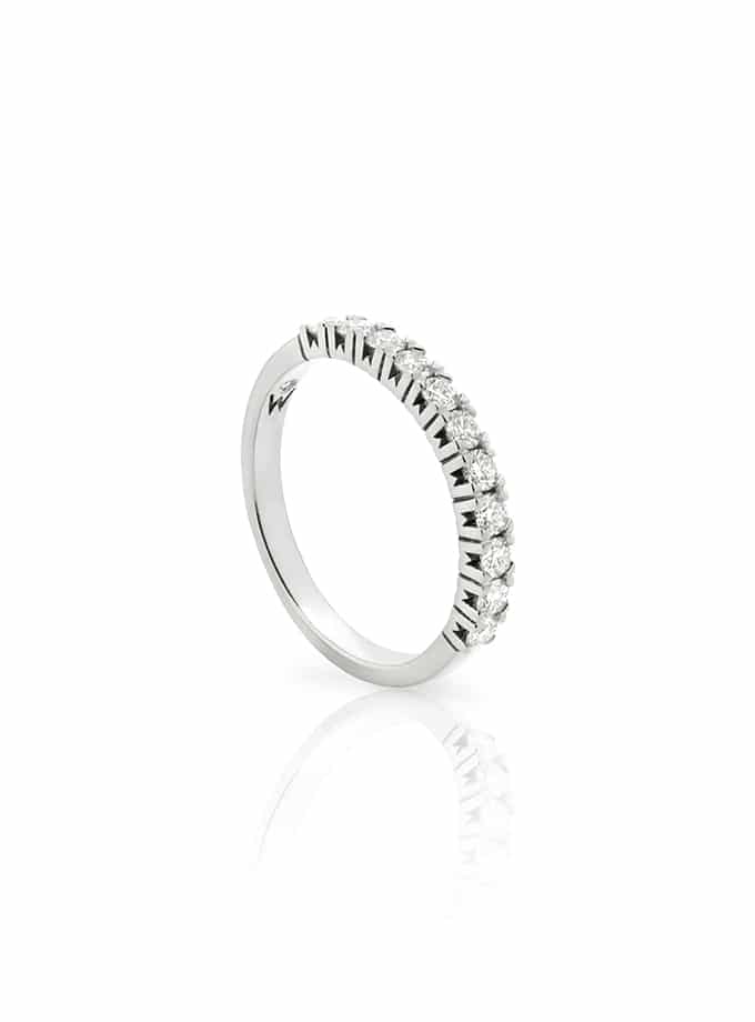 ATELIER DE WESSELTON ESSENCE COLLECTION RING IN WHITE GOLD WITH DIAMONDS-001