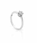 BAGUE ATELIER DE WESSELTON ESSENCE COLLECTION EN OR BLANC AVEC DIAMANTS-001