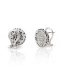 PENDIENTES - ATELIERW GEA ORO BLANCO DIAMANTES