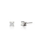 BOUCLES D'OREILLES ATELIER DE WESSELTON ESSENCE COLLECTION EN OR BLANC ET DIAMANT-001