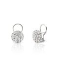 pendientes de oro blanco con diamantes naturales WESSELTON