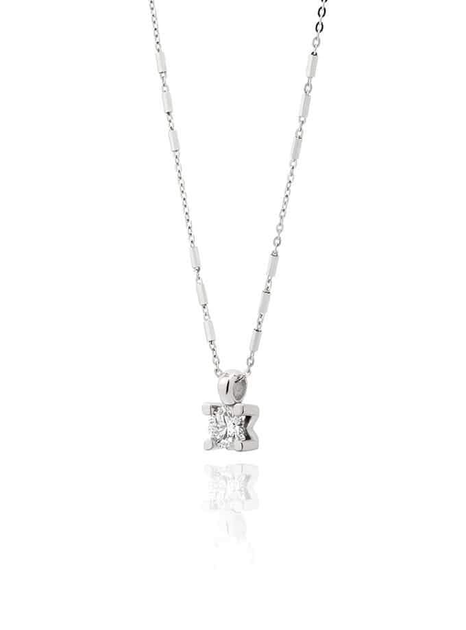 ATELIER DE WESSELTON ESSENCE COLLECTION PENDANT IN WHITE GOLD AND DIAMOND-001