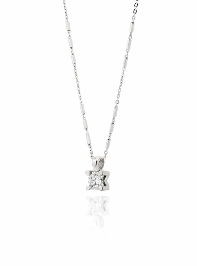 PENDENTIF ATELIER DE WESSELTON ESSENCE COLLECTION EN OR BLANC ET DIAMANT-001