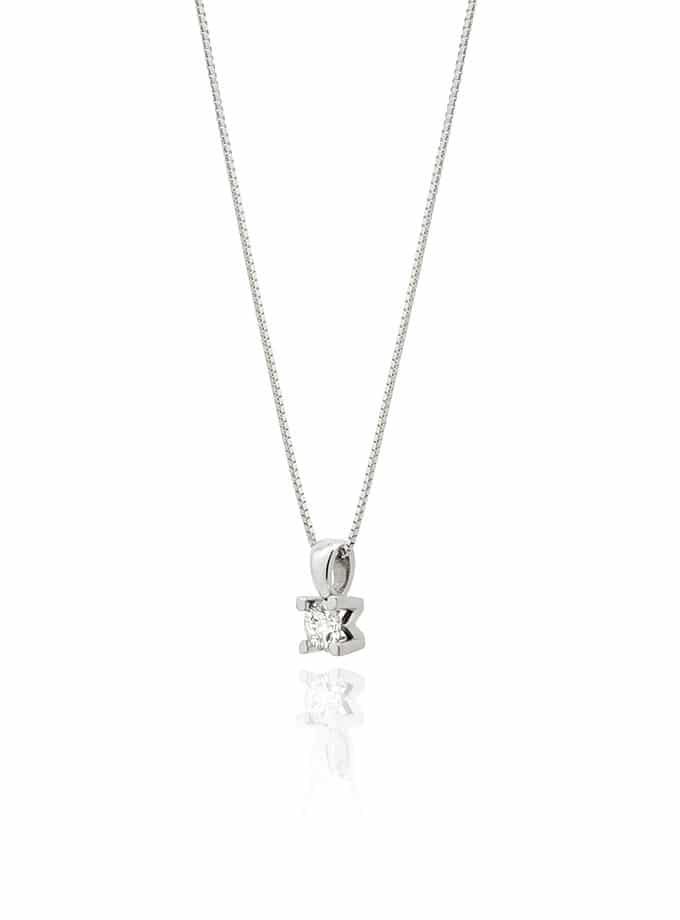 PENDENTIF ATELIER DE WESSELTON ESSENCE COLLECTION EN OR BLANC ET DIAMANT-001