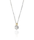 PENDENTIF ATELIER DE WESSELTON ESSENCE COLLECTION EN OR BLANC, JAUNE ET DIAMANT-001