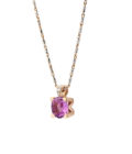 ATELIER DE WESSELTON ESSENCE COLLECTION PENDANT IN ROSE GOLD AND PINK SAPPHIRE-001