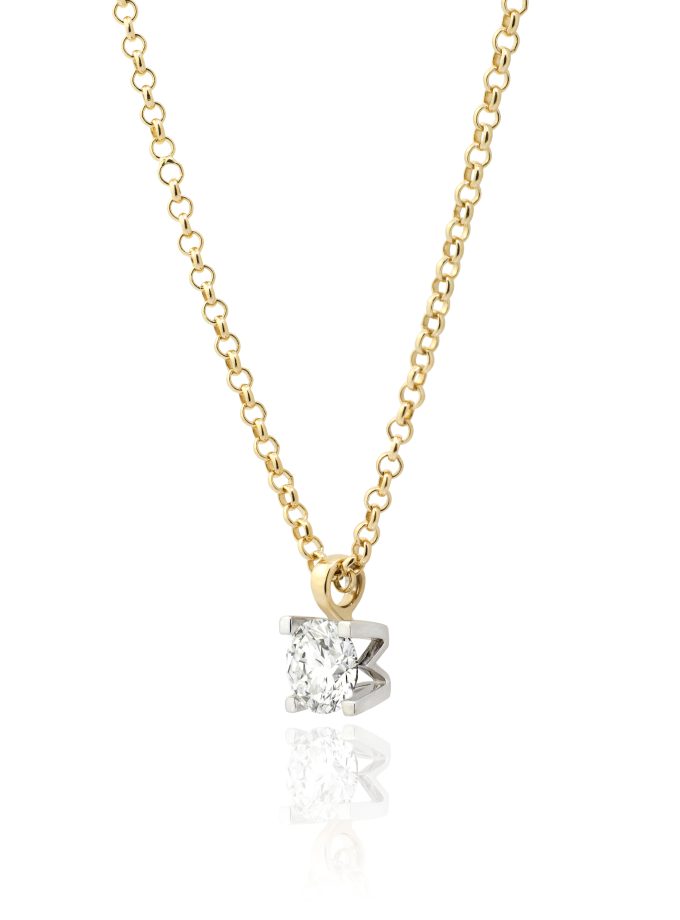 Colgante con diamante 0.70ct