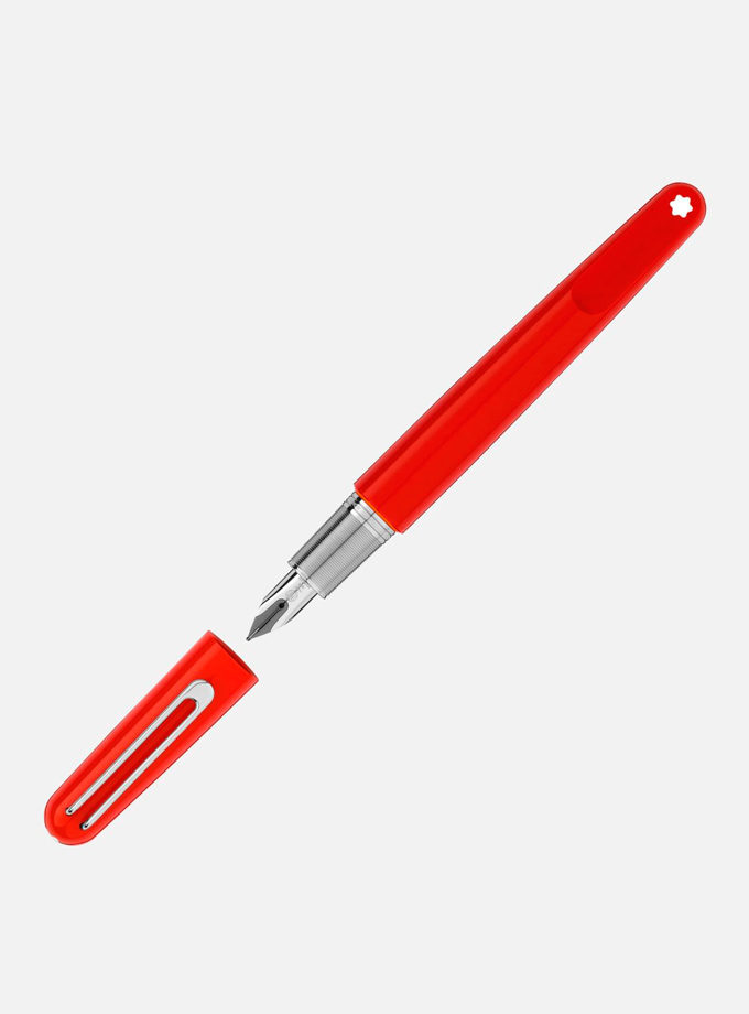 (MONTBLANC M)RED FOUNTAIN PEN-001