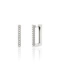Pendientes Cuadrados con Diamantes