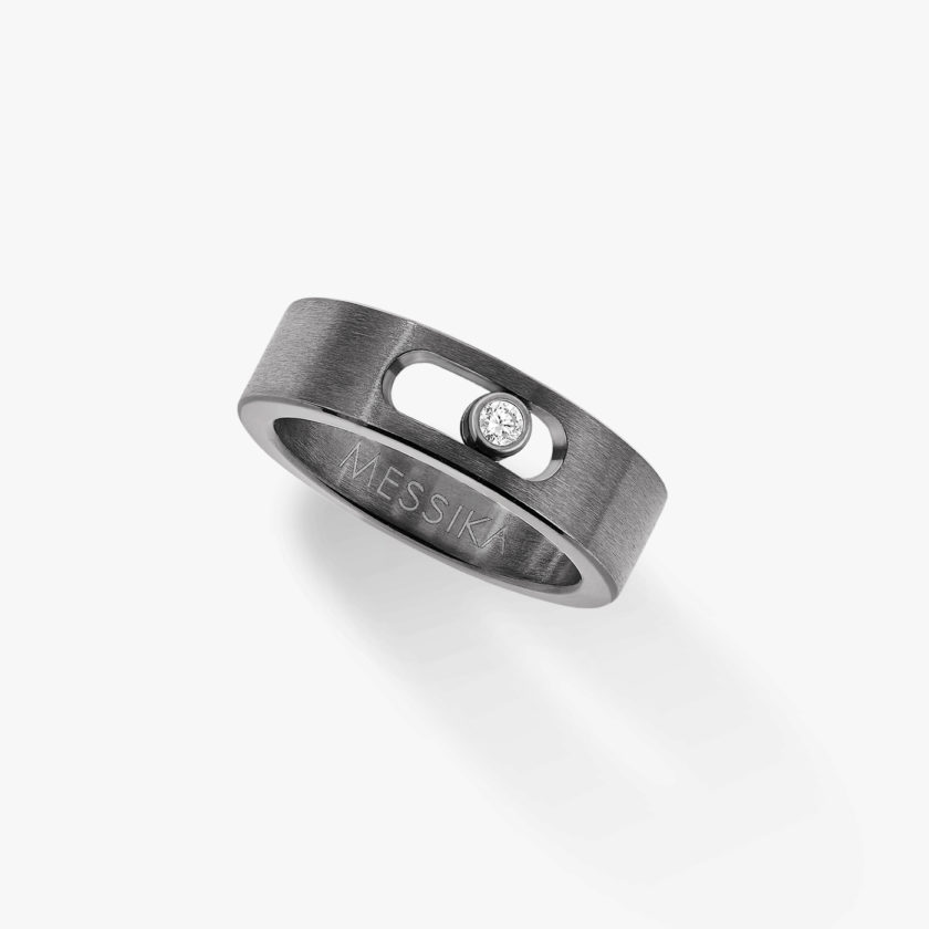 Bague Diamant Titane Graphite