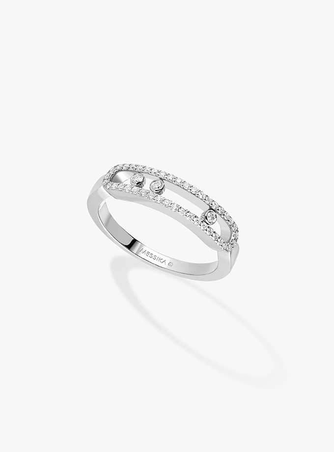 MESSIKA RING - BABY MOVE- WHITE GOLD AND PAVÉ-001