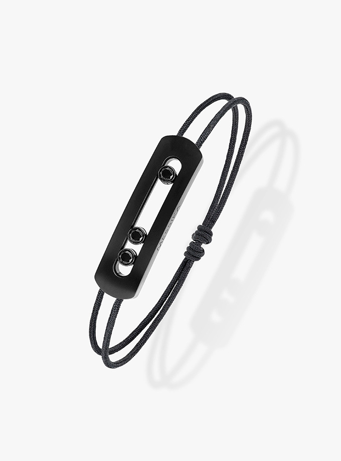 BRACELET MESSIKA CORD - TITANIUM TOTAL NOIR