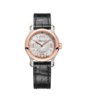 CHOPARD - HAPPY SPORT - 30 MM, AUTOMATIC, ROSE GOLD, STAINLESS STEEL, DIAMONDS WATCH-001
