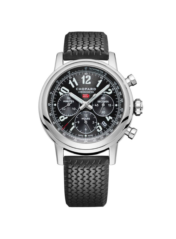 CHOPARD WATCH - MILLE MIGLIA CHRONOGRAPH CLASSIC - 42 MM, AUTOMATIC, STEEL-001