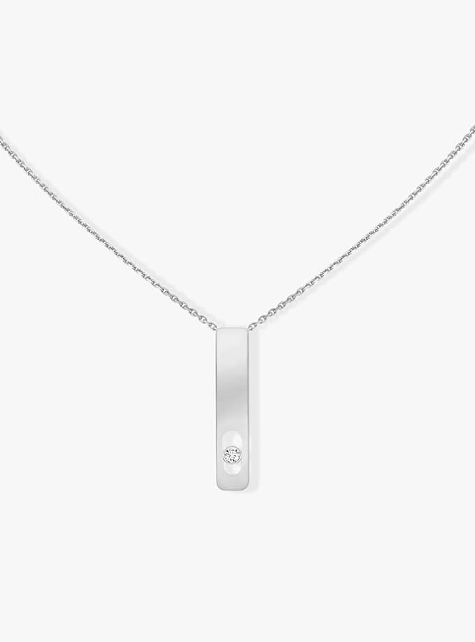 COLLAR MESSIKA - MY FIRST DIAMOND - ORO BLANCO-001