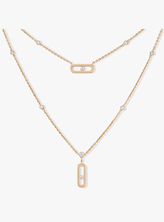 COLLIER MESSIKA - MOVE ONE - OR ROSE-001