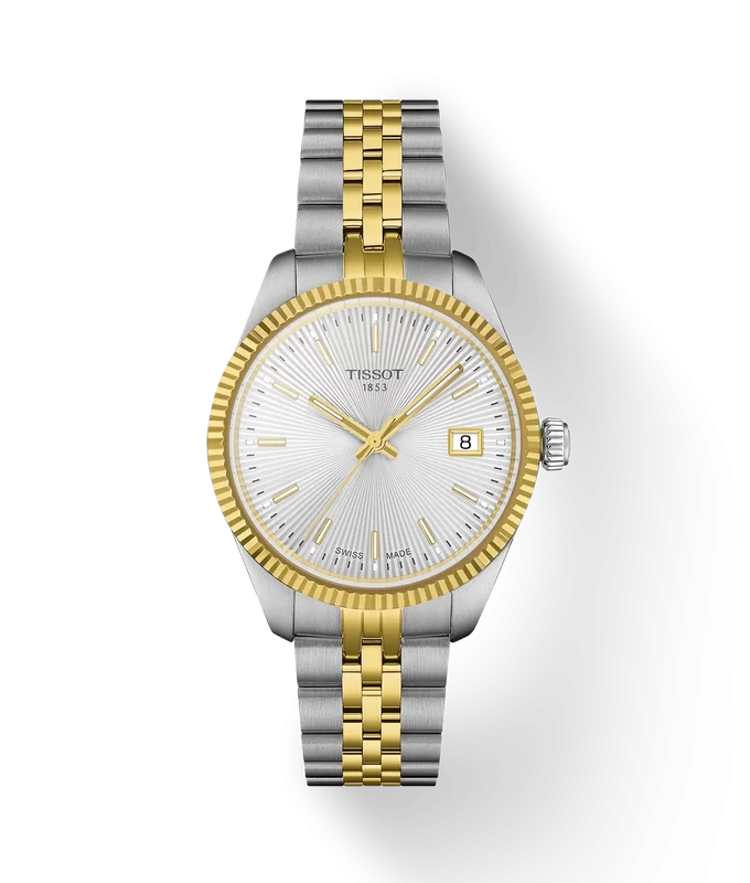 Reloj TISSOT Ballade 34MM con revestimiento de PVD de oro amarillo
