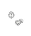 CHOPARD EARRINGS - HAPPY DIAMONDS ICONS - WHITE GOLD, DIAMONDS-001