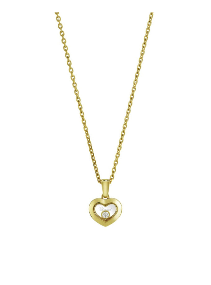 COLLIER CHOPARD - HAPPY DIAMONDS ICONS - OR JAUNE, DIAMANT