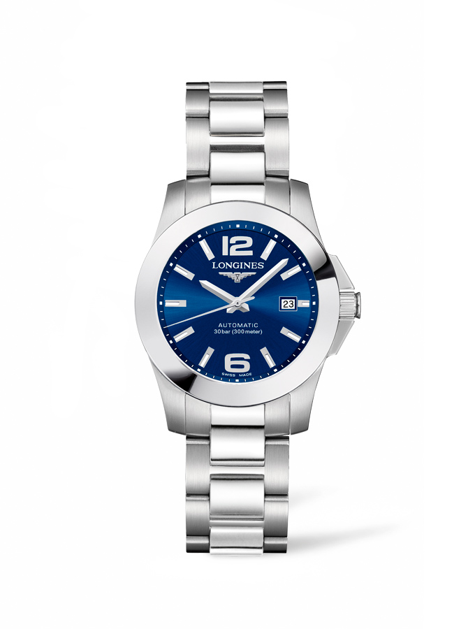 longines conquest automatic blue