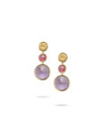 PENDIENTES - MARCO BICEGO JAIPUR AMATISTA TURMALINAS ROSAS