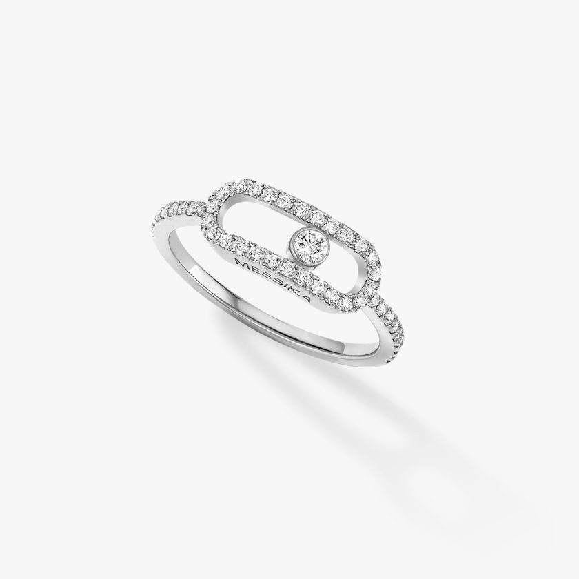 Anillo Oro blanco Diamante Anell or blanc diamant MESSIKA