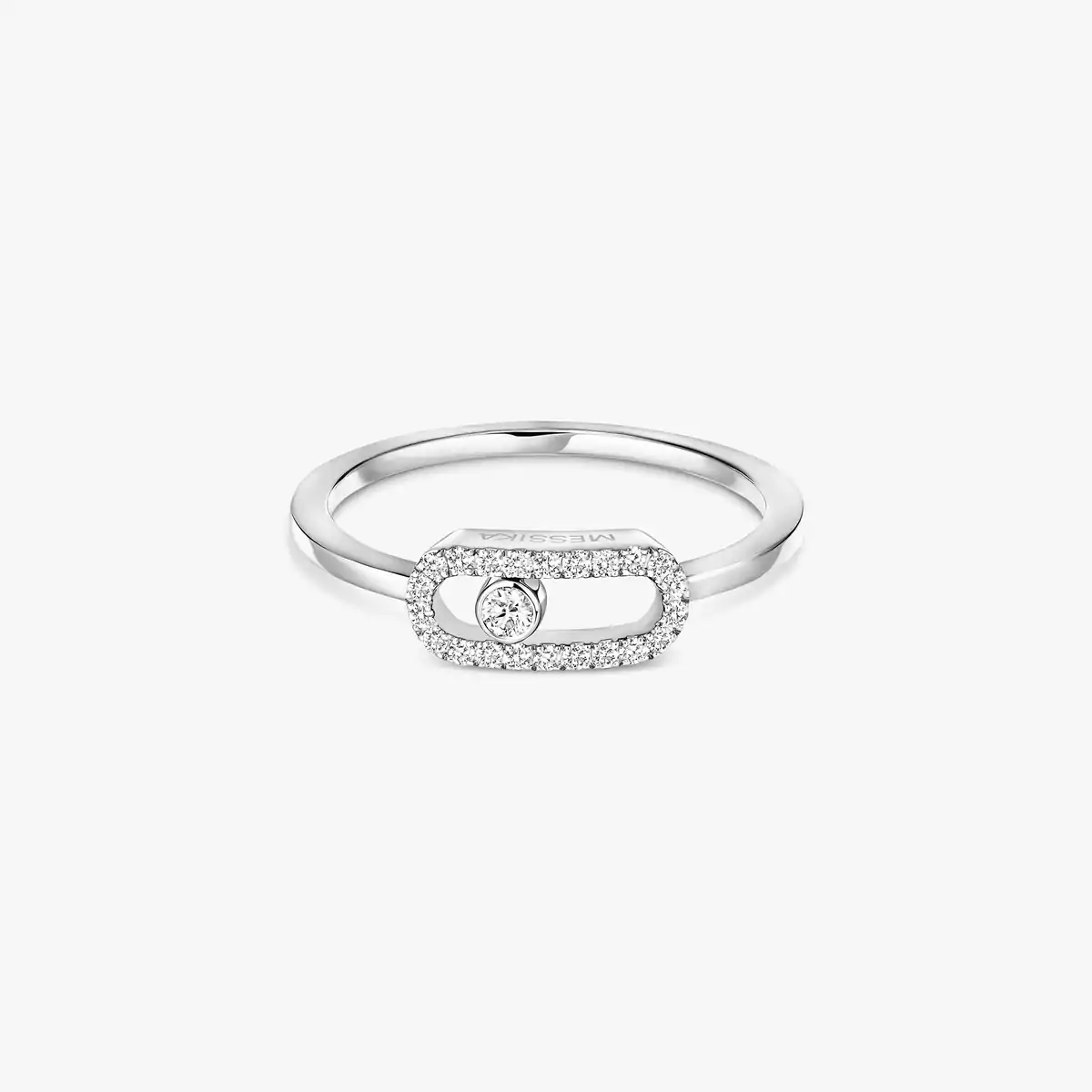 Bague Messika Move Uno en or blanc – Image 2