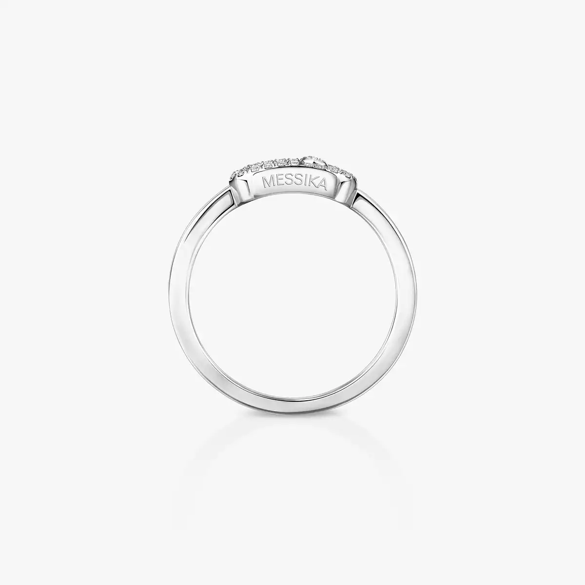 Bague Messika Move Uno en or blanc – Image 4