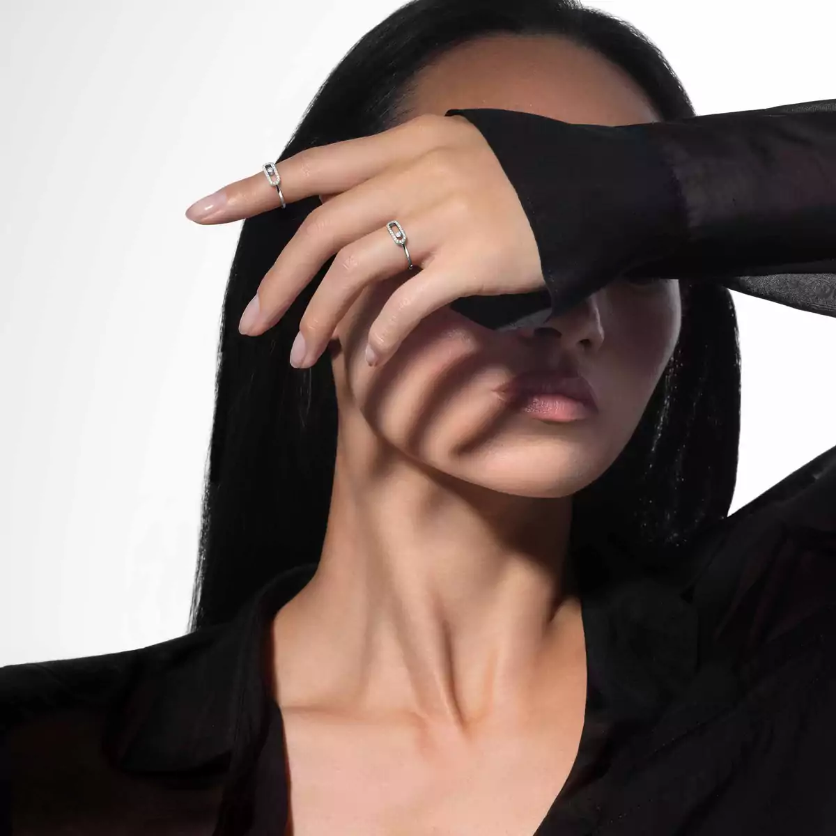 Bague Messika Move Uno en or blanc – Image 5