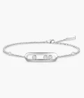 Bracelet Messika Baby Move en or blanc