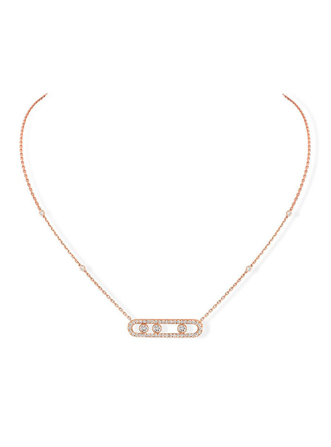 COLLIER MESSIKA - MOVE PAVÉ - OR ROSE