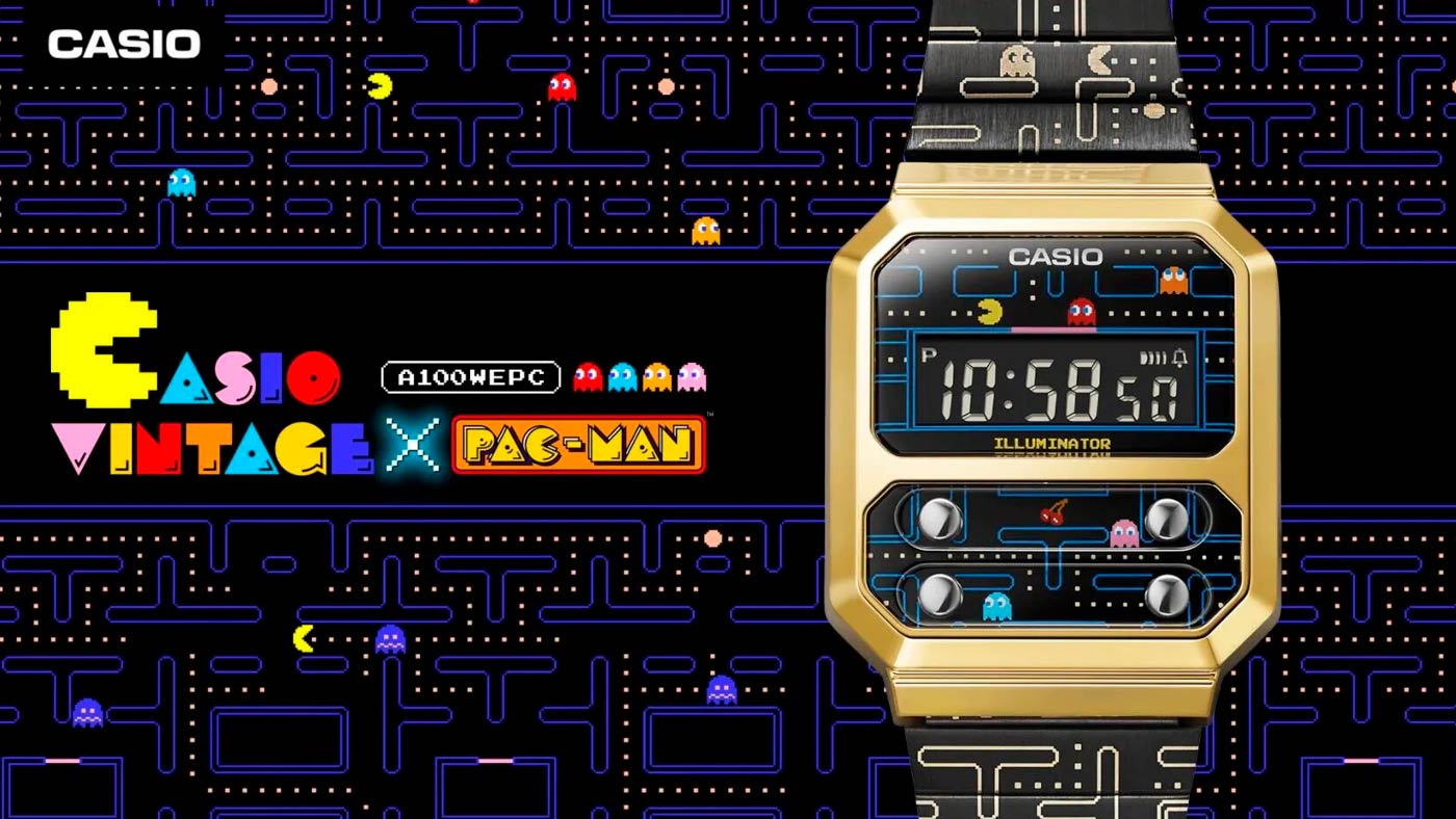 Nostàlgia dels 80: Casio llança el rellotge de PAC-MAN, amb un disseny de 1978